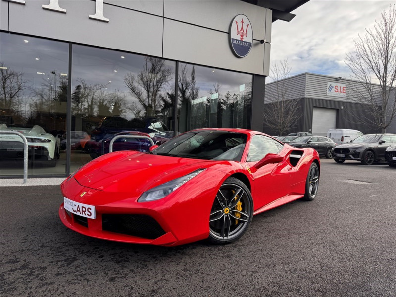 FERRARI 488 GTB 4.0 V8 670CH de 2017 avec 28 500 km | Occasion proche Lyon