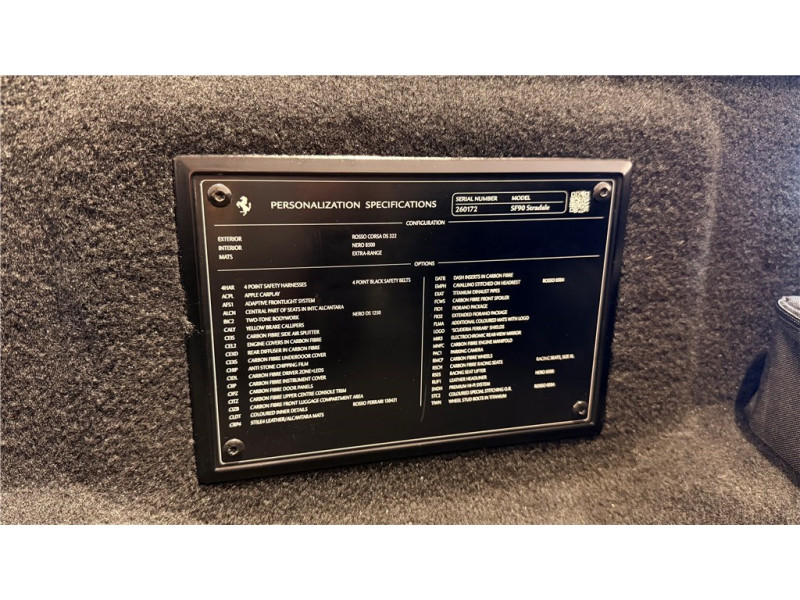 FERRARI SF90 4.0 V8 780 CH PHEV de 2023 avec 30 500 km | Occasion proche Lyon