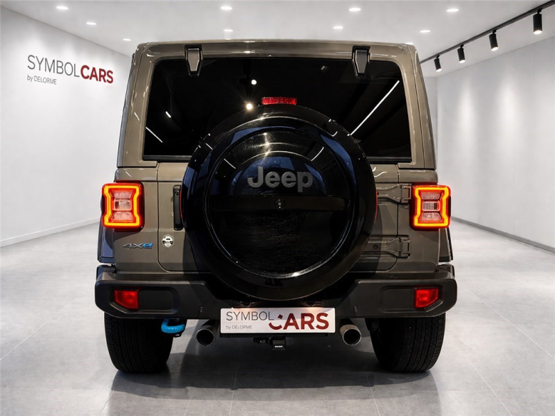 JEEP WRANGLER UNLIMITED 4XE 2.0 L T 380 CH PHEV 4X4 BVA8 de 2022 avec 75 000 km | Occasion proche Lyon