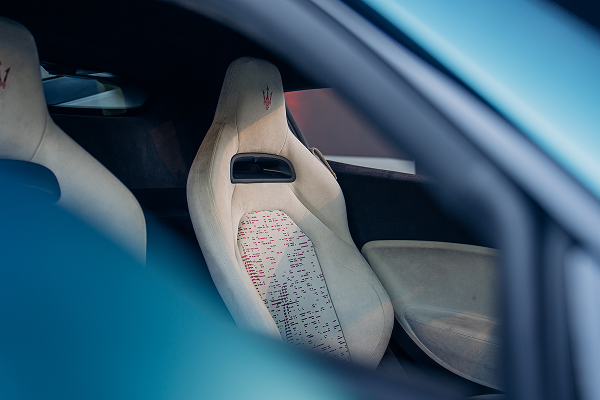 Maserati McPura zoom sur intérieur